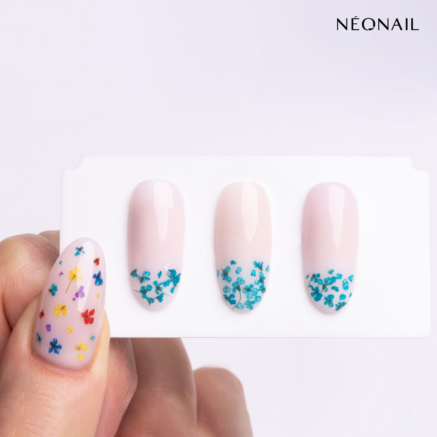 Decorazione Floreale per Unghie 05 Turquoise